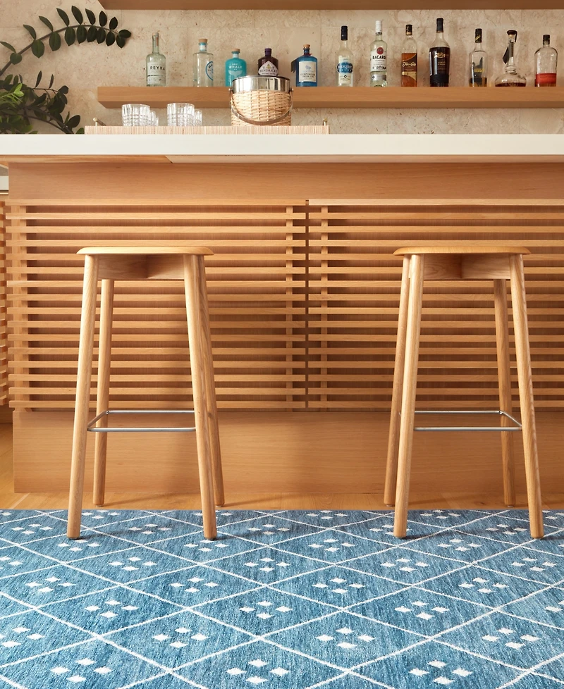 Dash and Albert Rugs by Annie Selke Kota Machine Washable DA2042 2'6''x8' Runner Area Rug