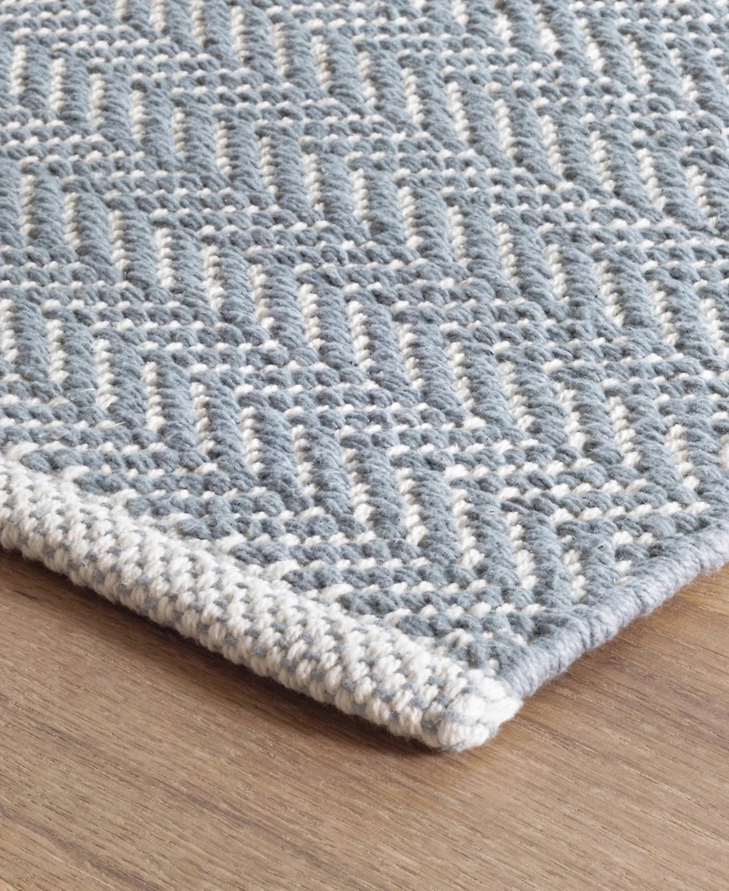 Dash and Albert Rugs by Annie Selke Herringbone Cotton RDA360 3'x5' Area Rug