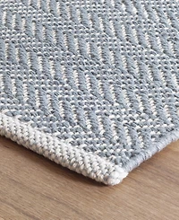 Dash and Albert Rugs by Annie Selke Herringbone Cotton RDA360 3'x5' Area Rug