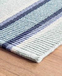 Dash and Albert Rugs by Annie Selke Barbados Stripe DA1024 6'x9' Area Rug