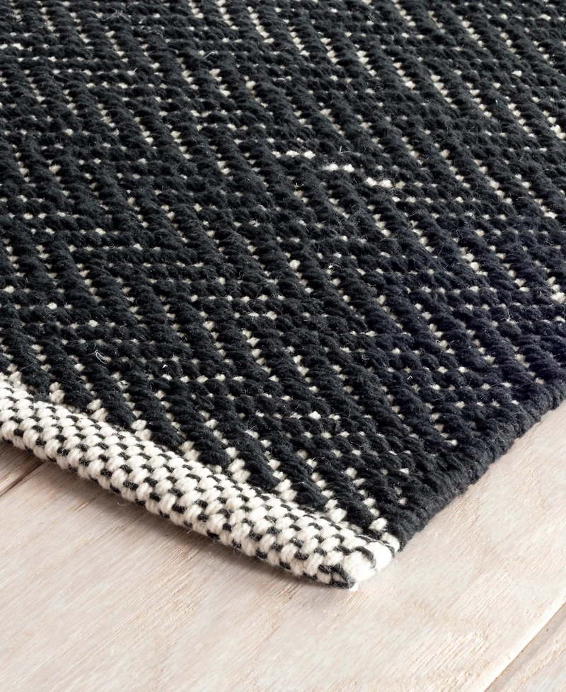 Dash and Albert Rugs by Annie Selke Herringbone Cotton DA970 4'x6' Area Rug