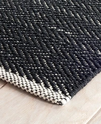 Dash and Albert Rugs by Annie Selke Herringbone Cotton DA970 4'x6' Area Rug