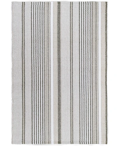 Dash and Albert Rugs by Annie Selke Gradation Ticking Indoor/Outdoor DA169 3'x5' Area Rug
