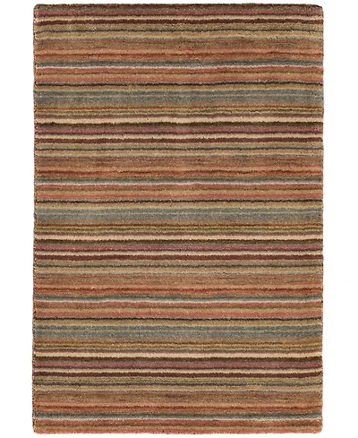 Dash and Albert Rugs by Annie Selke Brindle Stripe RDA080 2'6''x8' Runner Area Rug