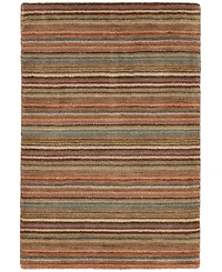 Dash and Albert Rugs by Annie Selke Brindle Stripe RDA080 2'6''x8' Runner Area Rug