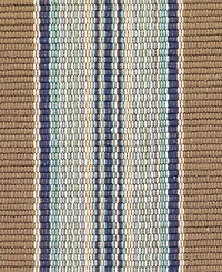 Dash and Albert Rugs by Annie Selke Blue Heron Stripe RP41 8'x10' Area Rug