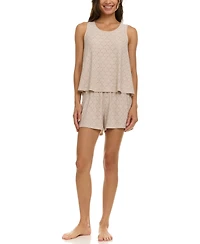 Flora by Flora Nikrooz Women's Dulce Eyelet Knit Pajama Set