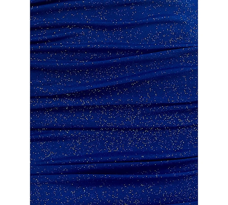 B Darlin Juniors' Glitter Jersey Short Bodycon Dress