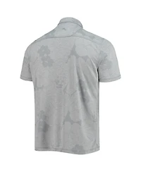 Tommy Bahama Men's Gray Joey Logano Miramar Blooms Polo Shirt