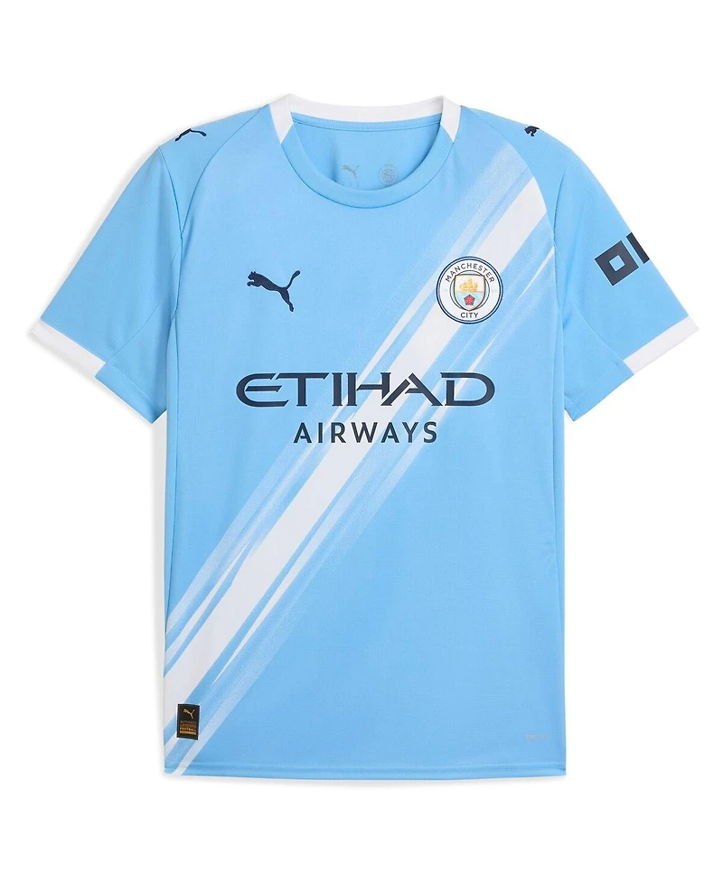 Puma Men's Erling Haaland Sky Blue Manchester City 2025/26 Home Replica Player Jersey