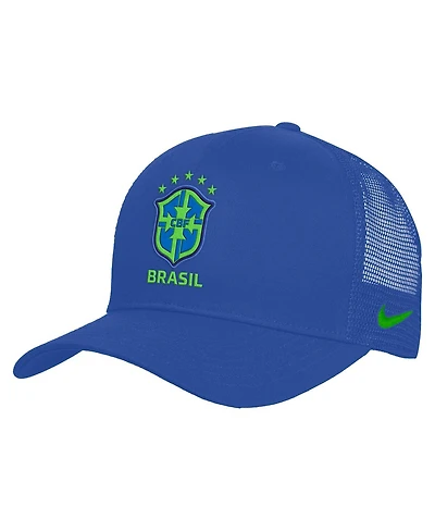 Nike Men's and Women's Blue Brazil National Team Rise Adjustable Trucker Hat