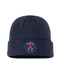 Nike Men's and Women's Navy Paris Saint-Germain Terra Cuffed Knit Hat