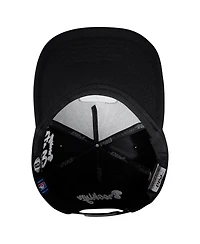Pro Standard Men's Black Brooklyn Nets Paint the City Pinch Front Snapback Hat