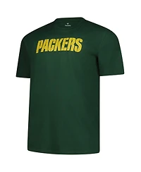Fanatics Men's Green Bay Packers Big Tall Number One Dad T-Shirt