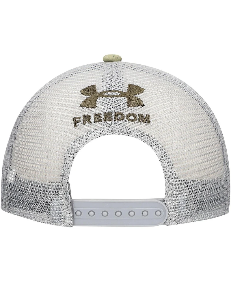 Under Armour Men's Camo Auburn Tigers Freedom Collection Blitzing Performance Trucker Hat