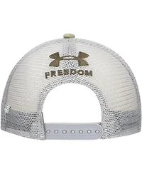 Under Armour Men's Camo Auburn Tigers Freedom Collection Blitzing Performance Trucker Hat