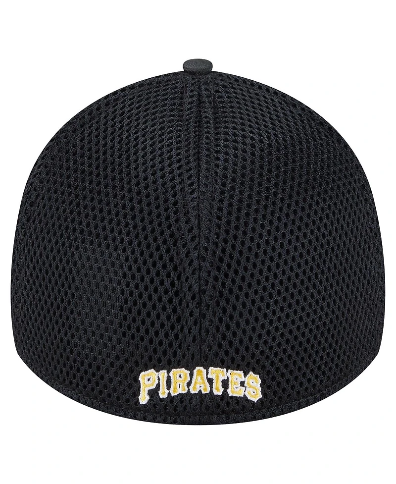 New Era Big Boys and Girls Black Pittsburgh Pirates Camo 39THIRTY Flex Hat