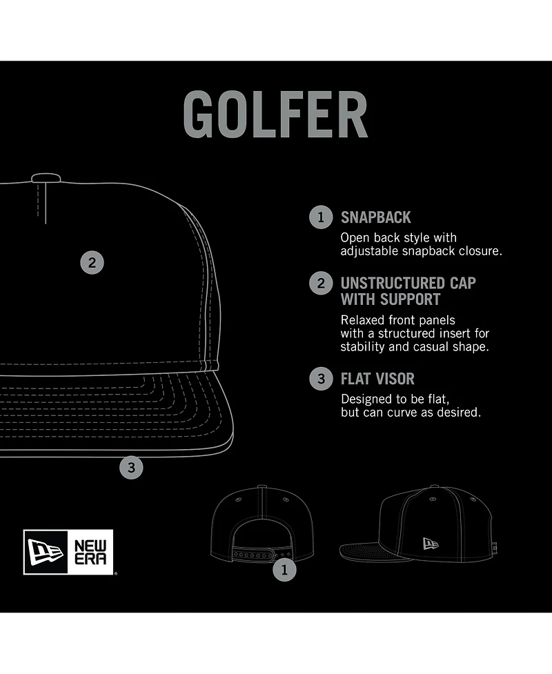 New Era Men's Chicago White Sox Tie-Dye Golfer Trucker Adjustable Hat