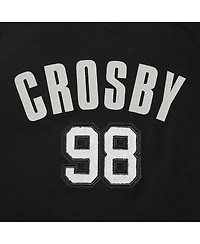 Pro Standard Women's Maxx Crosby Black Las Vegas Raiders Player Name Number Cropped Boxy T-Shirt