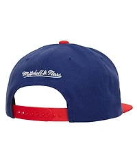 Mitchell & Ness Men's Navy Chicago Cubs Cooperstown Collection Basic Flip Snapback Hat