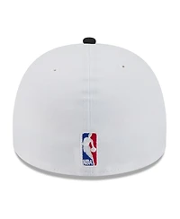 New Era Men's White/Black Chicago Bulls 2025 Nba Draft A-Frame 59FIFTY Fitted Hat