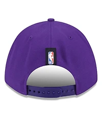 New Era Men's Purple Los Angeles Lakers 2025 Nba Draft M-Crown A-Frame 9FORTY Adjustable Hat