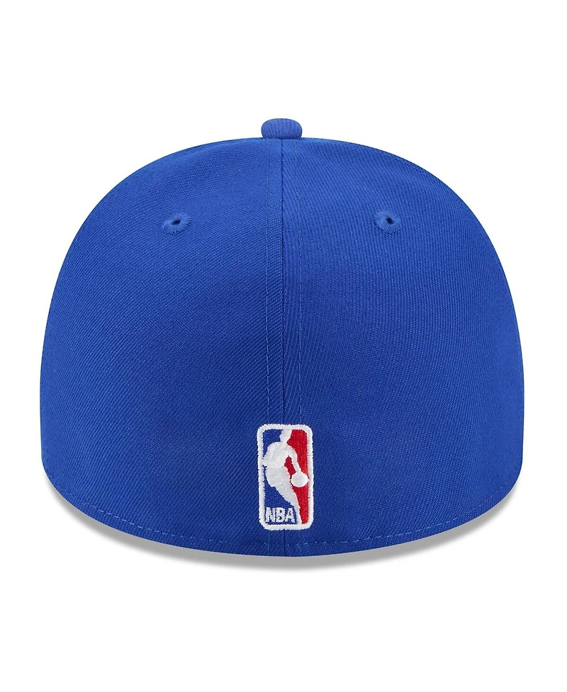 New Era Men's Blue York Knicks 2025 Nba Draft A-Frame 59FIFTY Fitted Hat