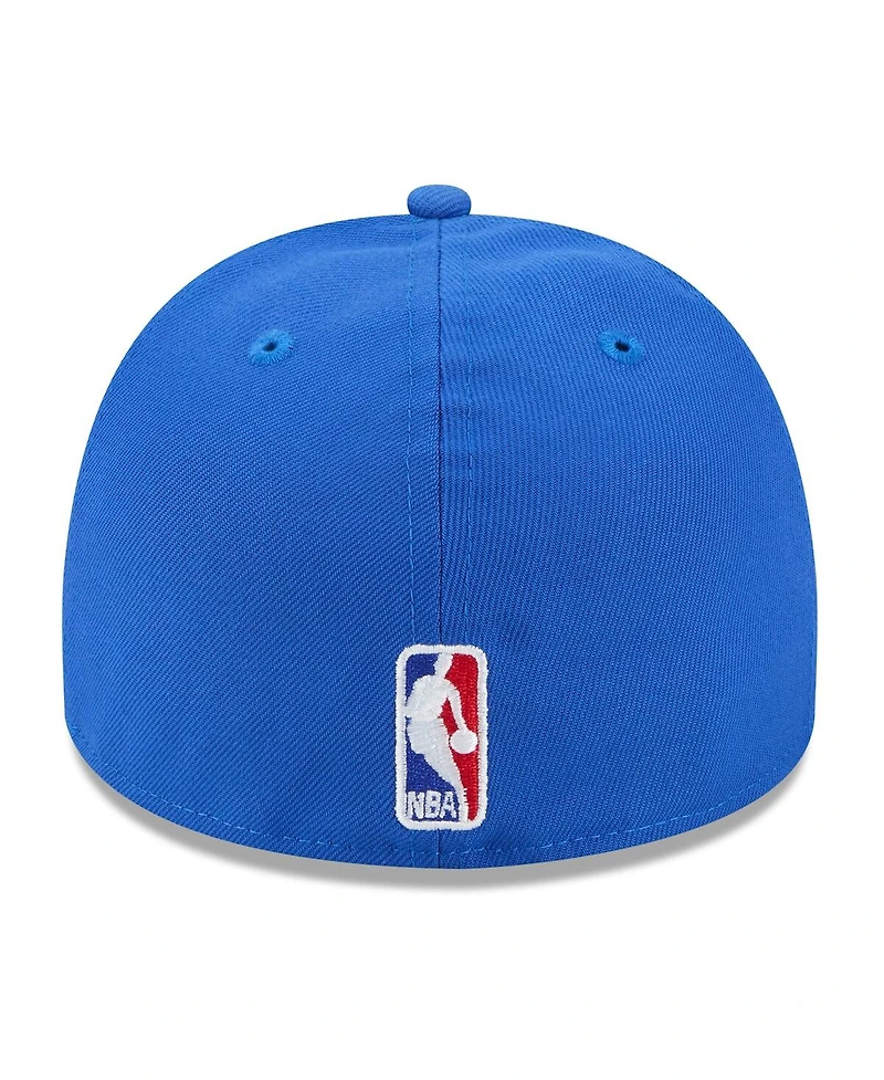 New Era Men's Blue Dallas Mavericks 2025 Nba Draft A-Frame 59FIFTY Fitted Hat