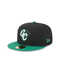New Era Men's Black Dayton Dragons Theme Nights 59FIFTY Fitted Hat