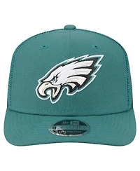 New Era Men's Midnight Green Philadelphia Eagles Team Collection 9SEVENTY Stretch-Snap Adjustable Hat