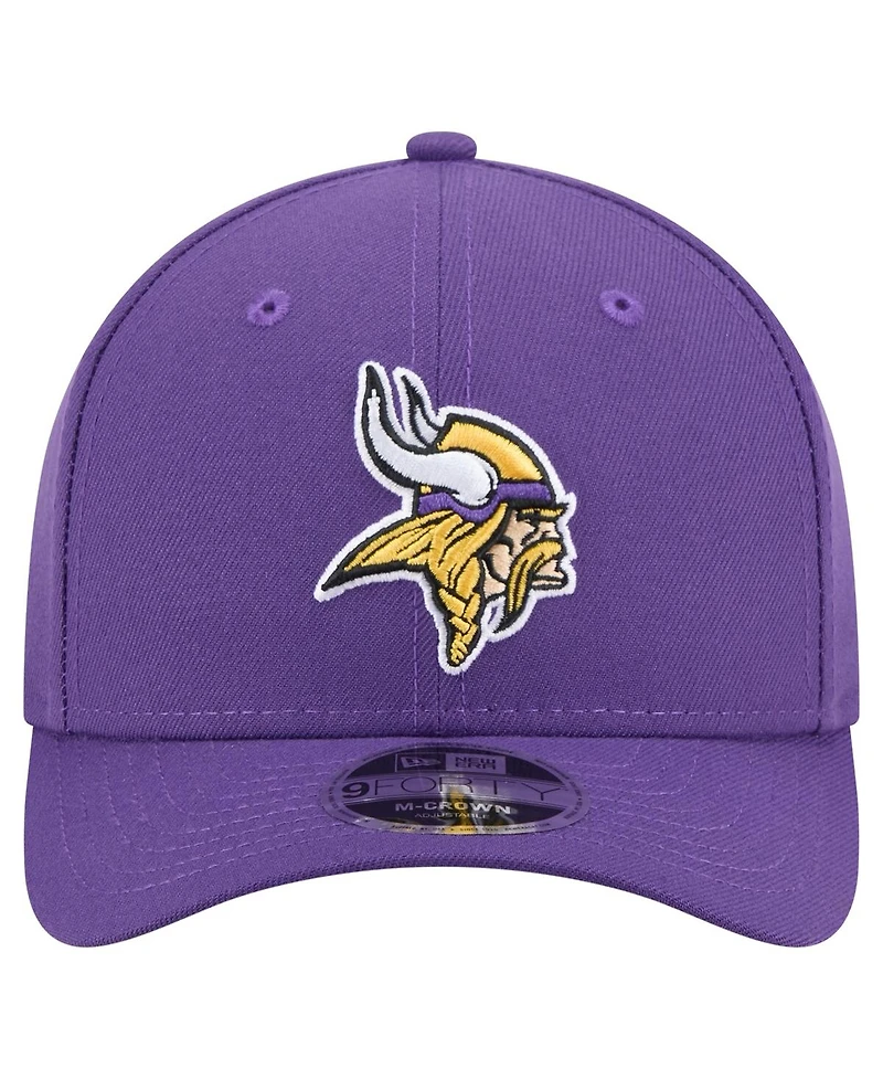 New Era Men's Purple Minnesota Vikings Team Collection 9FORTY M-Crown Adjustable Hat