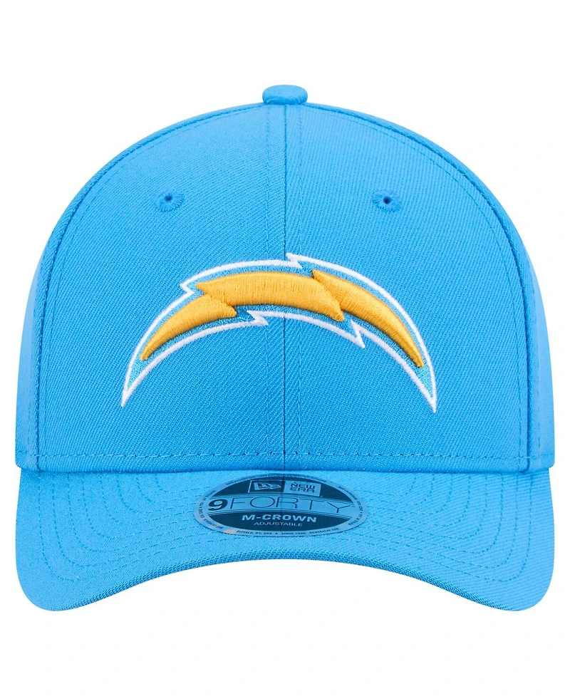New Era Men's Powder Blue Los Angeles Chargers Team Collection 9FORTY M-Crown Adjustable Hat