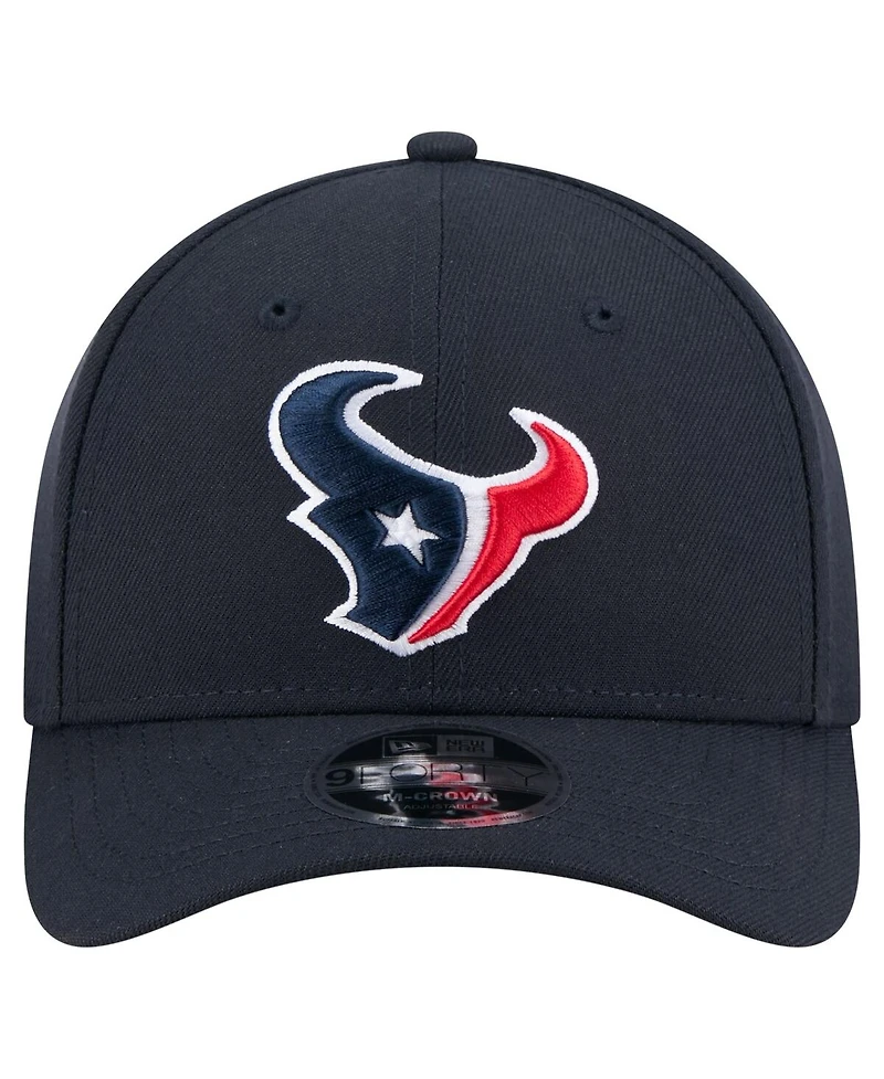 New Era Men's Navy Houston Texans Team Collection 9FORTY M-Crown Adjustable Hat