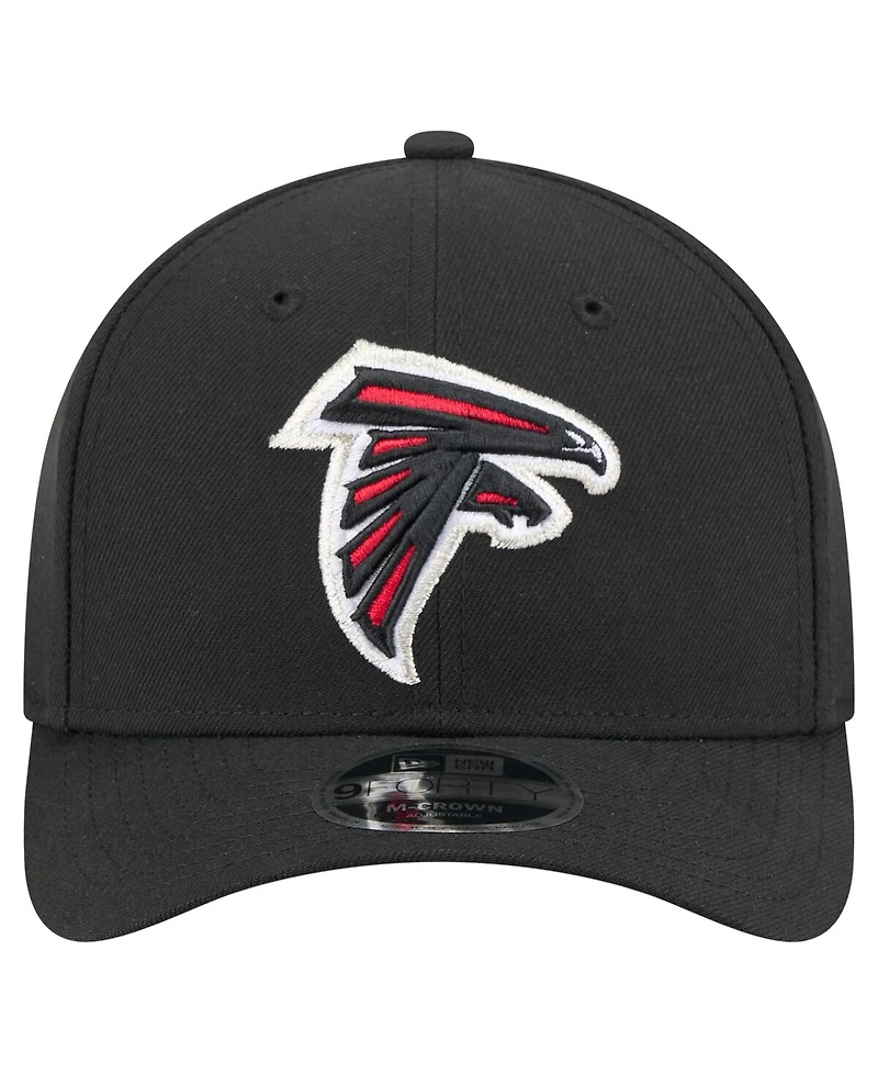 New Era Men's Black Atlanta Falcons Team Collection 9FORTY M-Crown Adjustable Hat