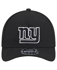 New Era Men's Black New York Giants Team Collection 9FORTY M-Crown A-Frame Adjustable Hat