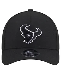 New Era Men's Black Houston Texans Team Collection 9FORTY M-Crown A-Frame Adjustable Hat