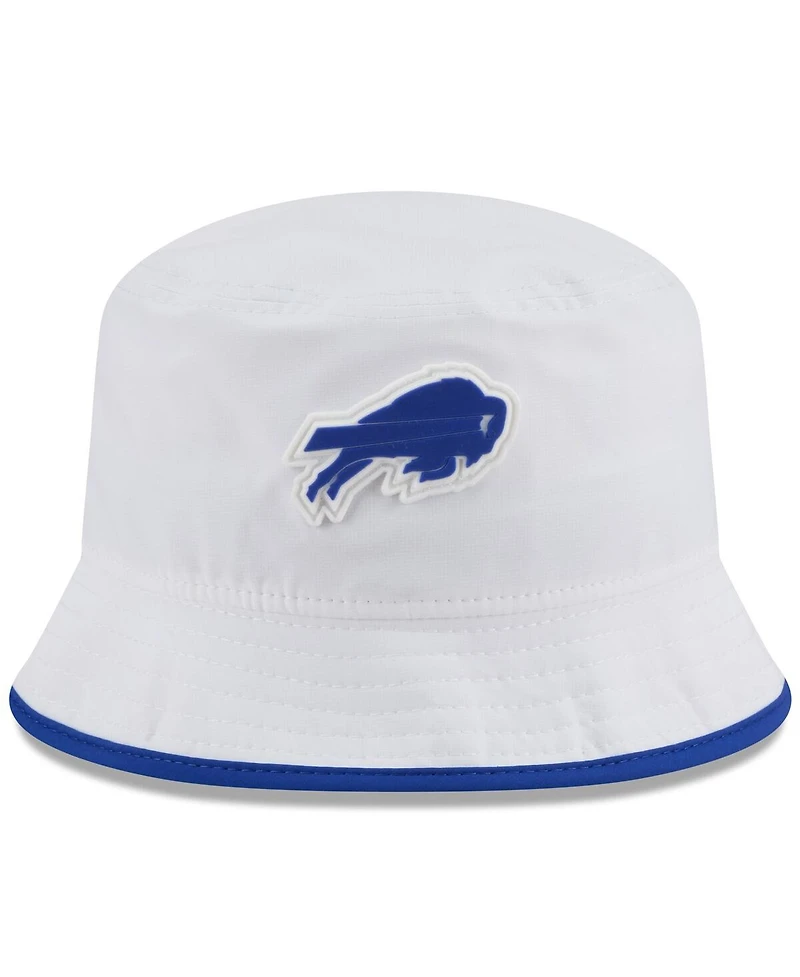 New Era Men's White Buffalo Bills 2025 Nfl Training Camp Stretch Bucket Hat