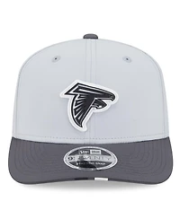 New Era Men's Gray/Graphite Atlanta Falcons 2025 Nfl Training Camp 9SEVENTY Adjustable Hat