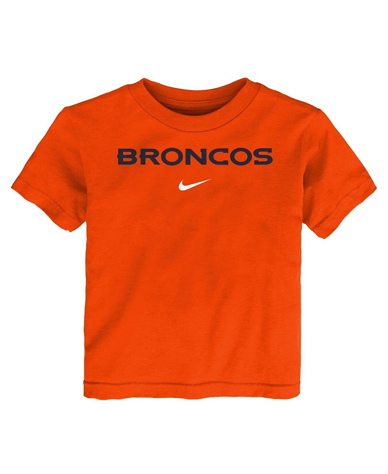 Nike Toddler Orange Denver Broncos Wordmark T-Shirt