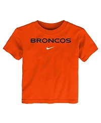 Nike Toddler Orange Denver Broncos Wordmark T-Shirt