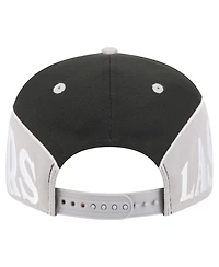New Era Men's Black/Gray Las Vegas Raiders Split 9FIFTY Snapback Hat