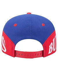 New Era Men's Royal/Red Buffalo Bills Split 9FIFTY Snapback Hat