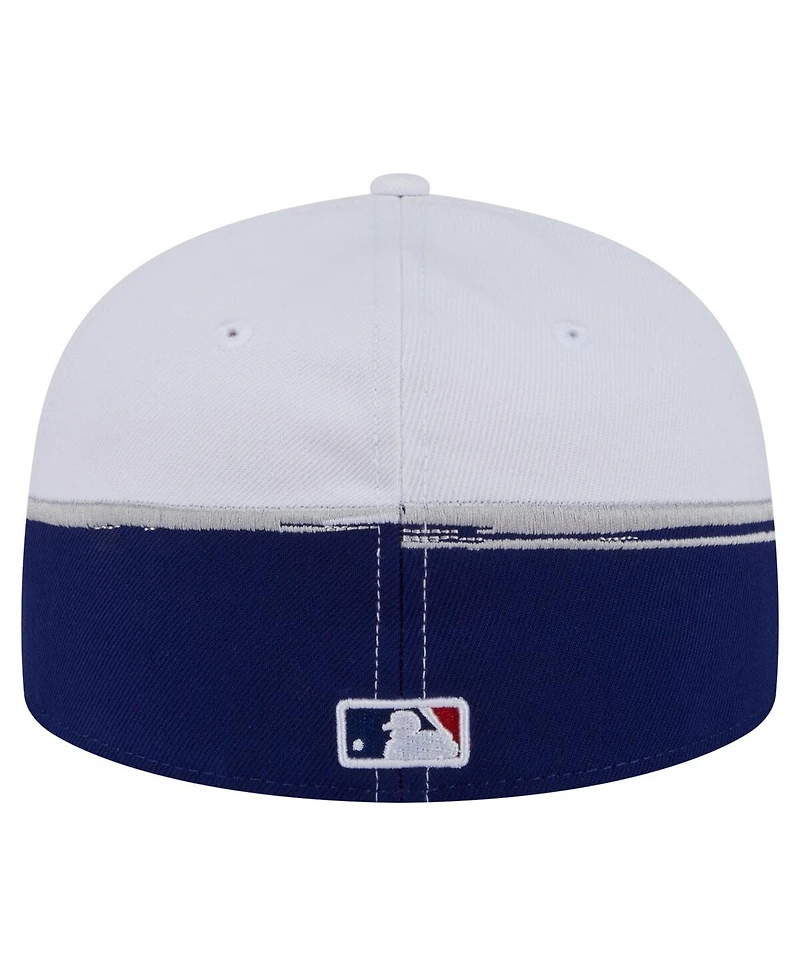 New Era Men's Royal/White Los Angeles Dodgers Paint Stroke 59FIFTY Fitted Hat