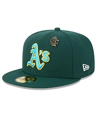 New Era Men's Green Athletics 2025 Big League Chew 59FIFTY Fitted Hat