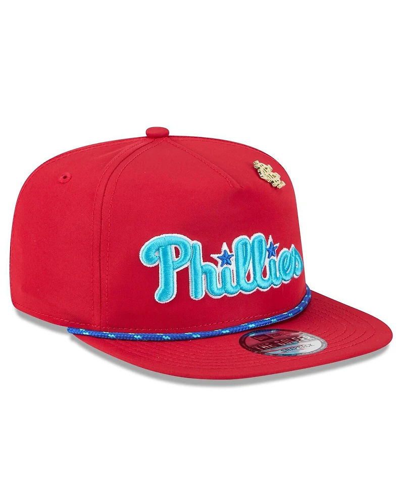New Era Men's Red Philadelphia Phillies 2025 Big League Chew Golfer Snapback Hat