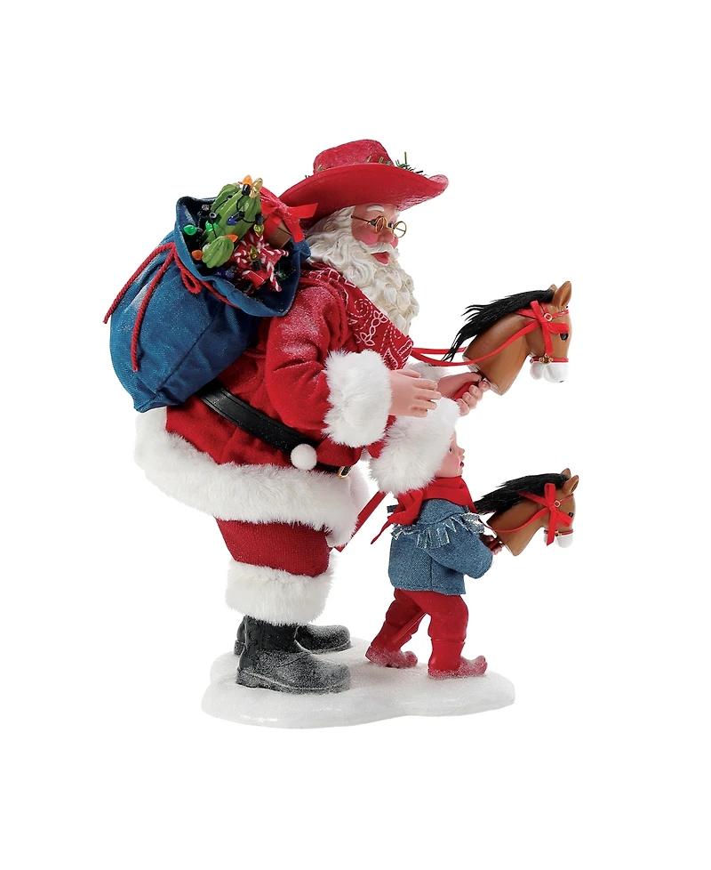 Department 56 Possible Dream Santa Round Up Figurine