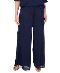 Msk Women's Mesh Palazzo Pants