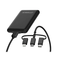 OtterBox Mobile Charging Kit Power Bank 5,000 mAh and 3 in 1 Cable 1m-Black