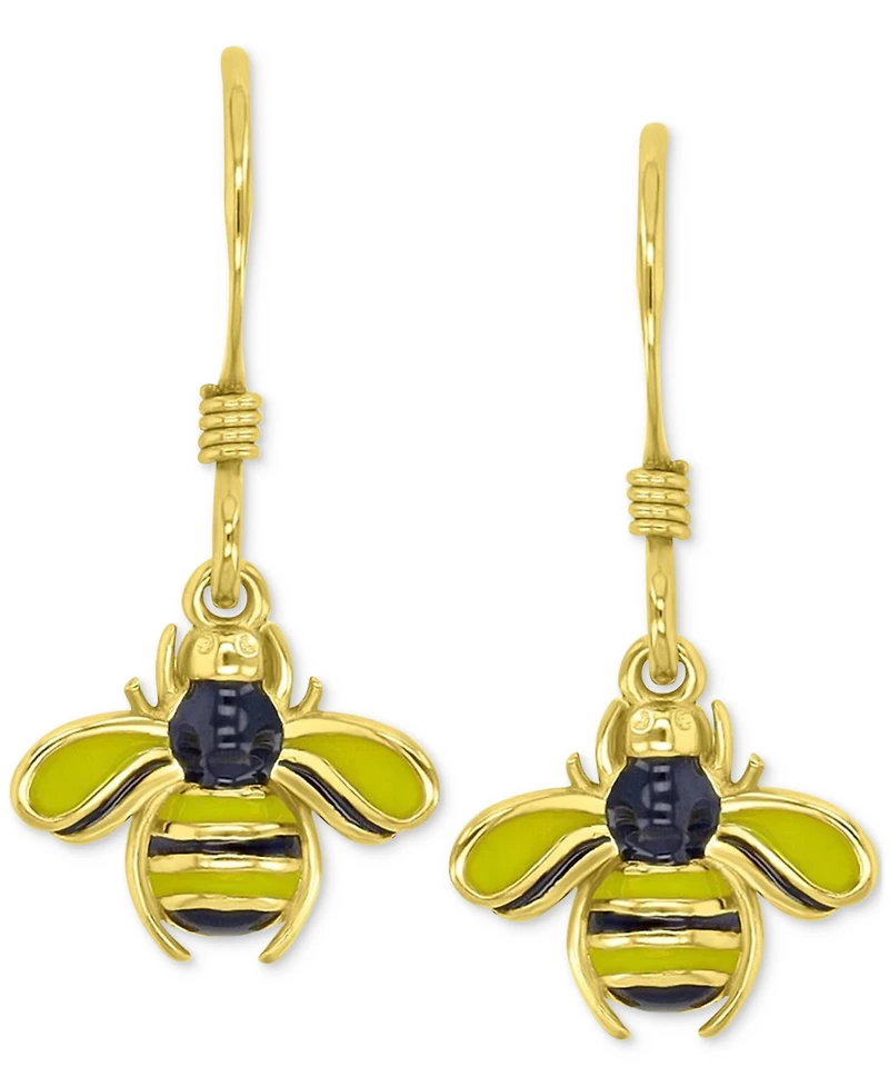 Macy's 14k Yellow Gold Over Sterling Silver Hook Earrings