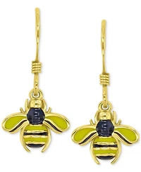 Macy's 14k Yellow Gold Over Sterling Silver Hook Earrings